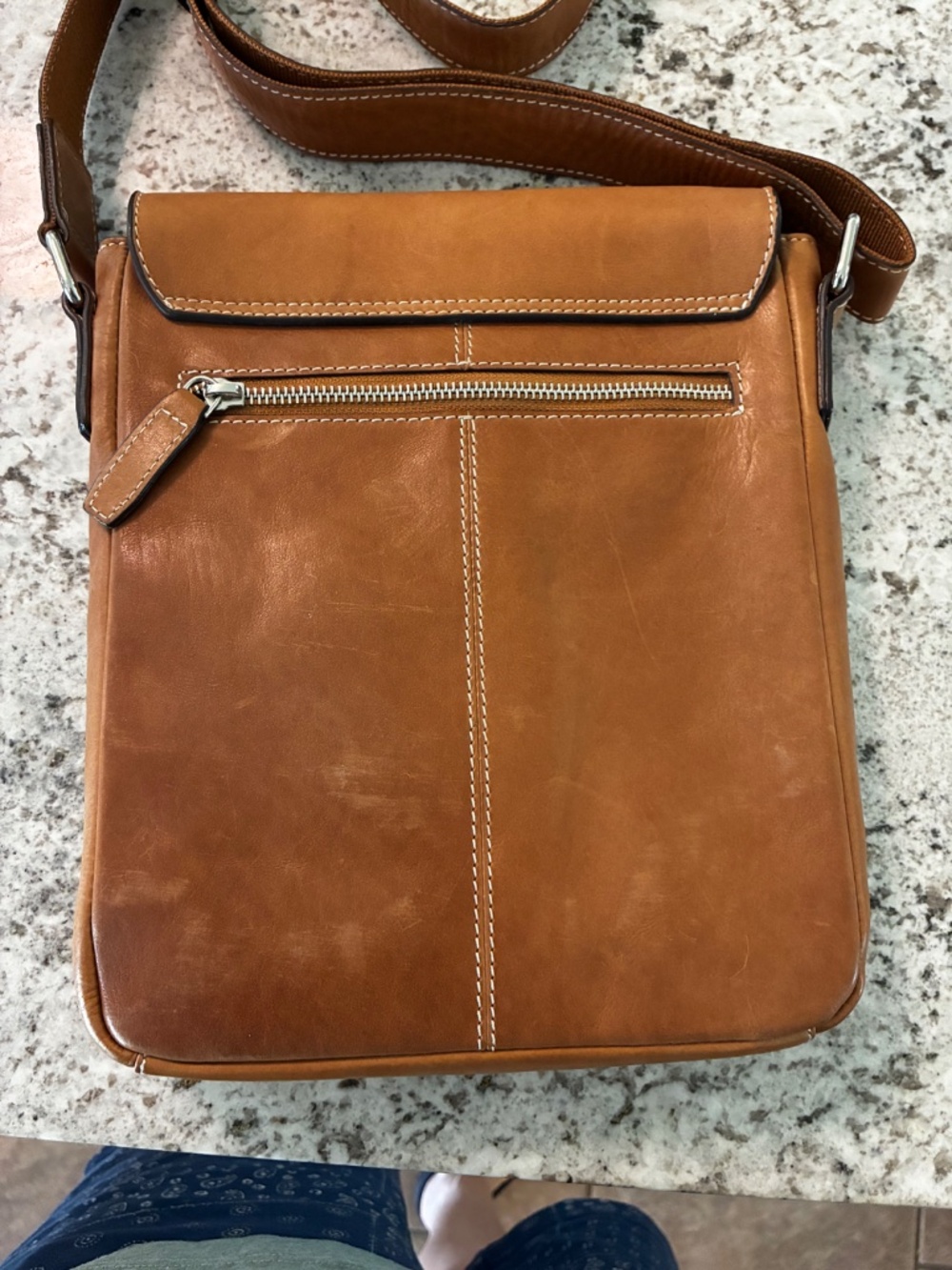 Leather Shoulder Handbag - Picture 2 of 10